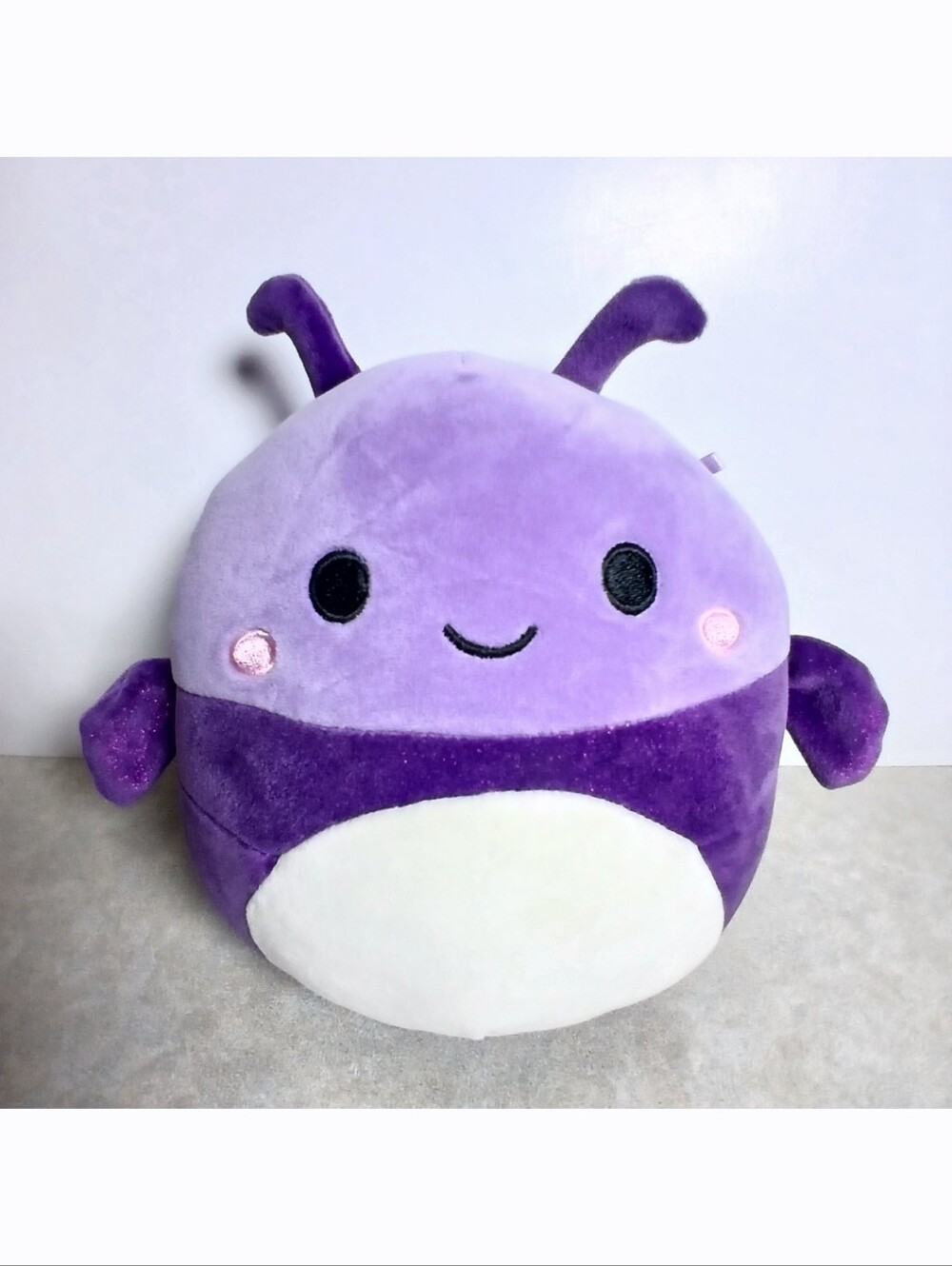 Squishmallows Stuffed Animal Plush 7" Axel Purple Beetle Bug Insect
